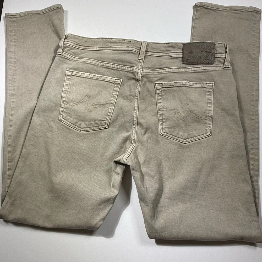 AG Adriano Goldschmied Men's Beige Jeans - Picture 4 of 14